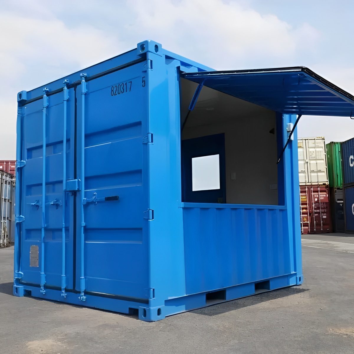 Coffee Container Loading 10ft Custom Container Coffee Shop - shipping container for sale