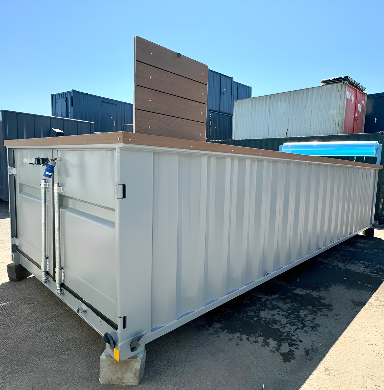 20ft-Portable-Container-Swimming-Pool-7.jpg 20ft Portable Container Swimming Pool | Caribbean Blue Outdoor Swimming Pool - Image 1