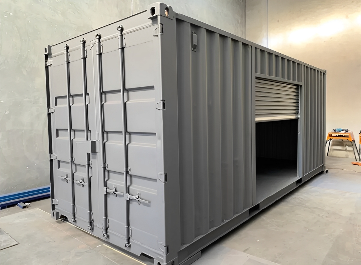 20x8ft-Container-With-Side-Roll-Up-Door-1.jpg 20ft x 8ft Container With Side Roll-Up Door - Image 1