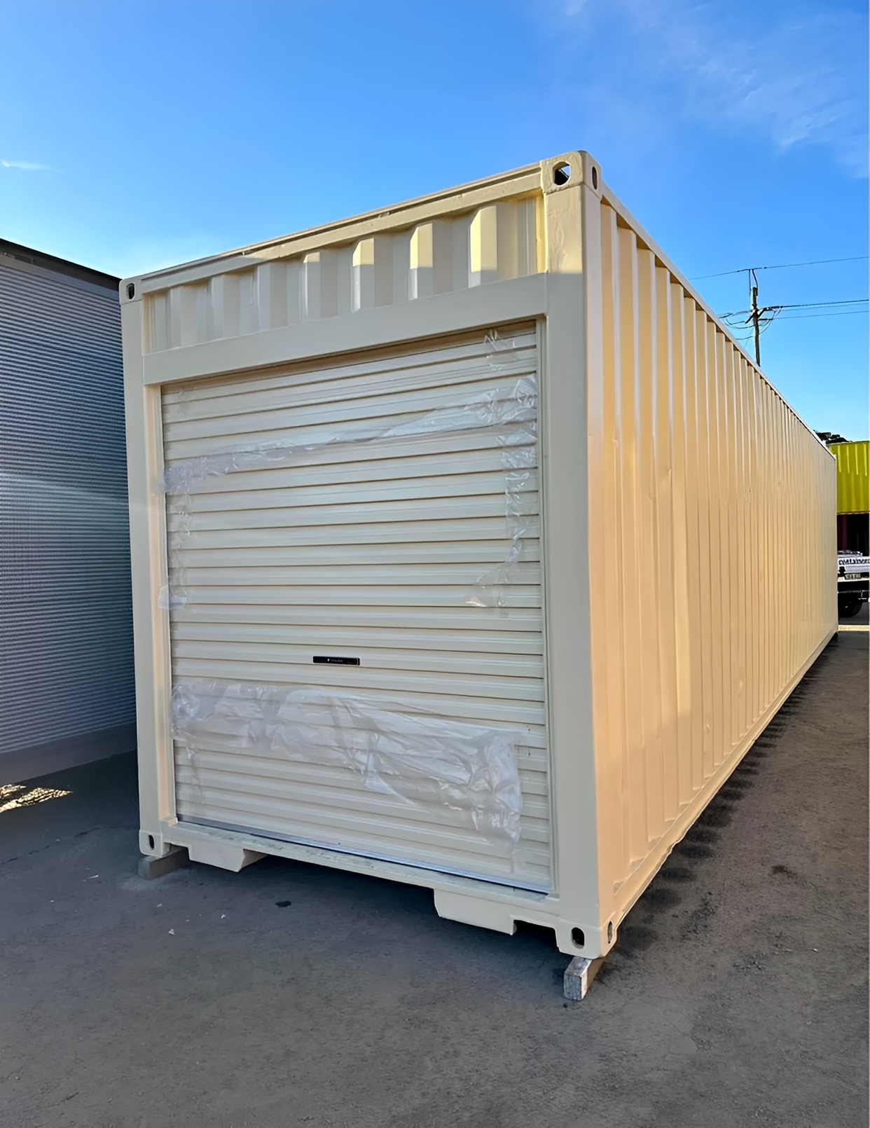 40ft-X-8ft-Shipping-Container-With-Roll-Up-Door.jpg 40ft X 8ft Shipping Container With Roll-Up Door - Image 1