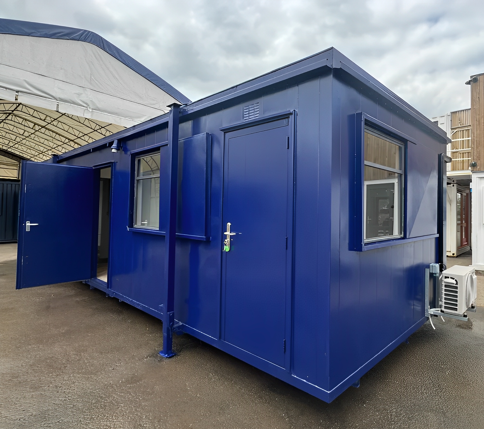 CUSTOM-32x10-ft-Cabin-Office-Canteen-11-WC-Wash-Rooms-Anti-Vandal-33.jpg Custom 32Ft × 10ft Cabin Office + Canteen + 1+1 WC Wash Rooms Anti-Vandal - Image 1